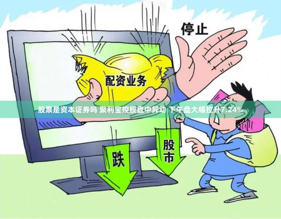 股票是资本证券吗 聚利宝控股盘中异动 下午盘大幅拉升7.24%