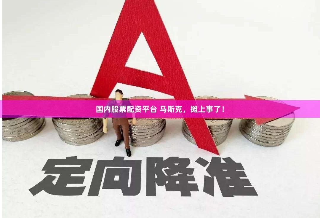 国内股票配资平台 马斯克，摊上事了！